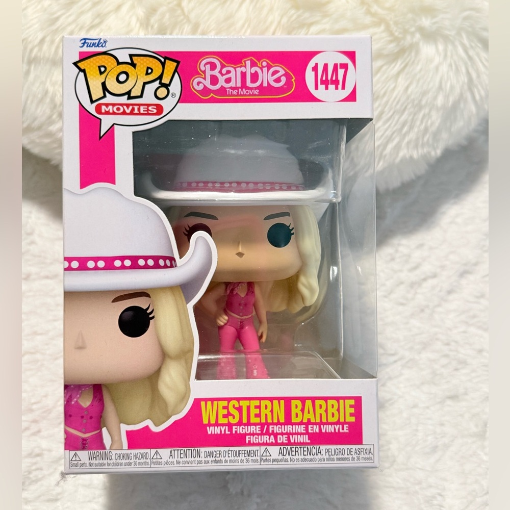 Funko Pop! Barbie with White Hat and Pink Outfit